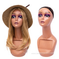 Long Neck Wig Head Half Body Mannequin Head